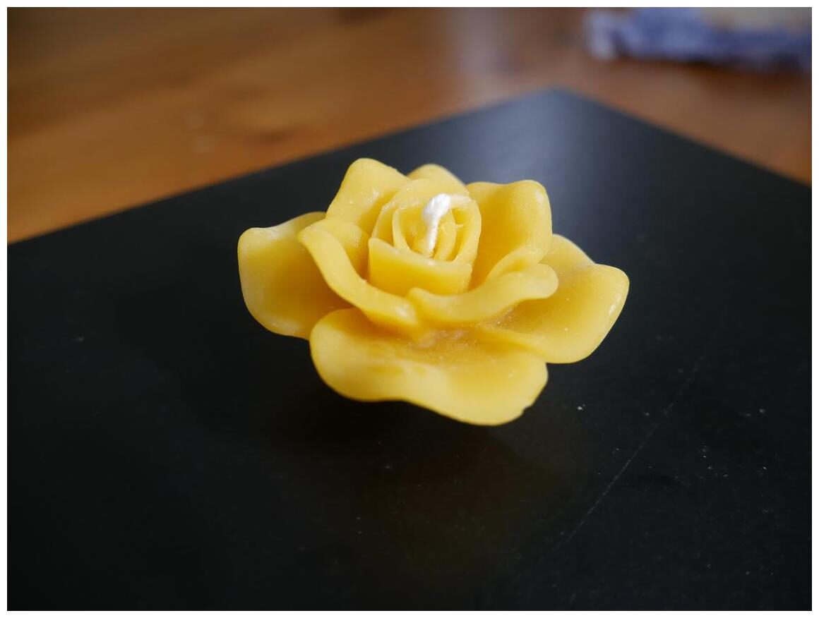 

Glowtronix Paraffin wax Yellow Candle