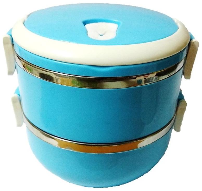

GLUCKLICH Blue Lunch box ( Set of 1 1400 ml )