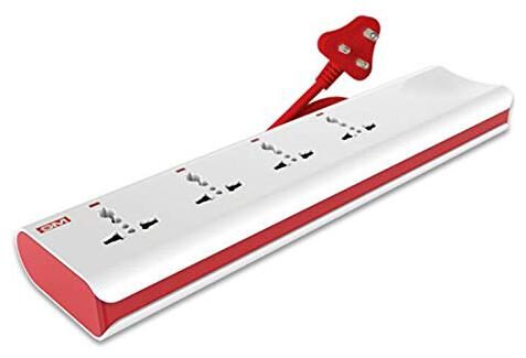 

GM 3061 E-Book 4 4 Spike Adaptor With Individual Switch Indicator Safety Shutter International Sockets Surge Protector