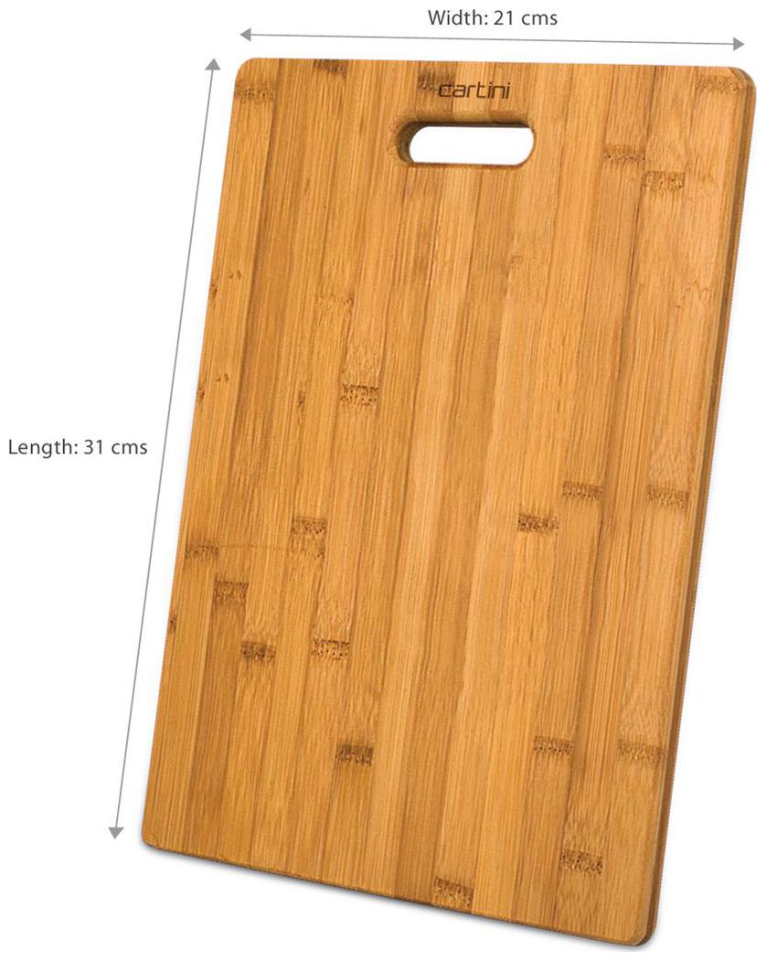 

Godrej Cartini Bamboo Chopping Board large Bamboo Brown