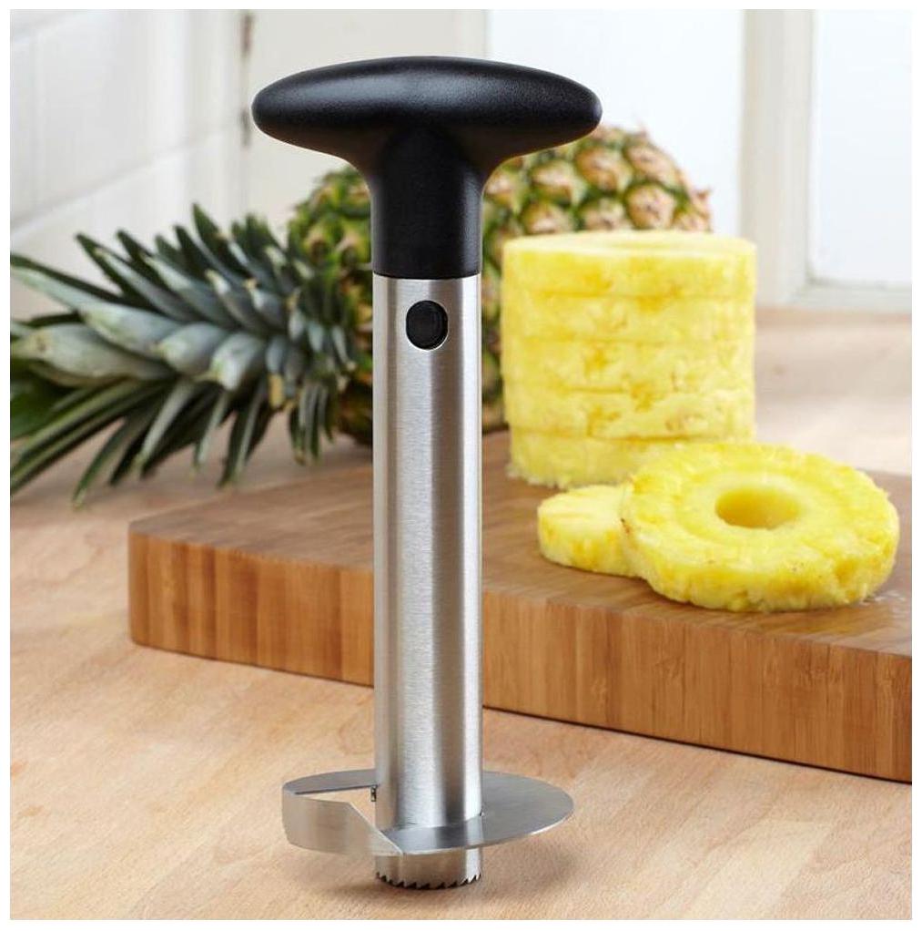 

Godskitchen Stainless Steel Fruit Pineapple Corer Slicer Peeler Kitchen Cutter Knife