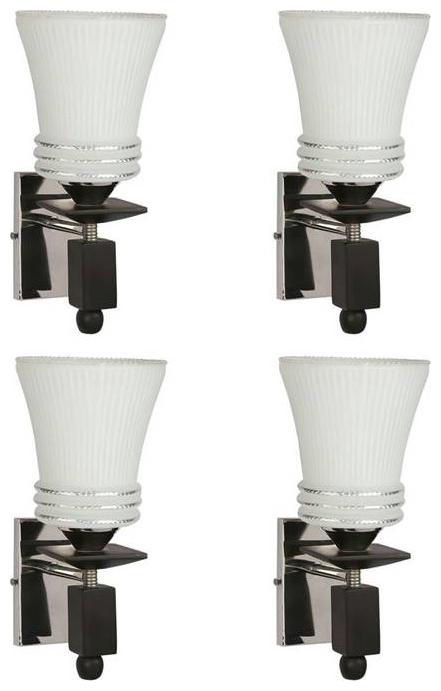 

Gojeeva New Designer decorative wall light Lamp( Set Of 4) White