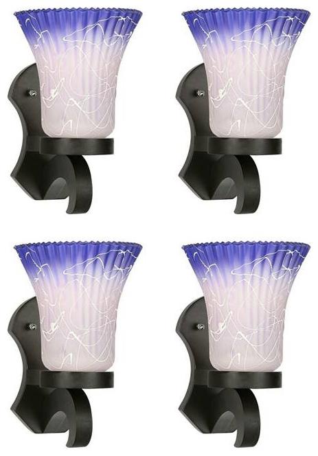 

Gojeeva New Designer decorative wall light Lamp( Set Of 4) White