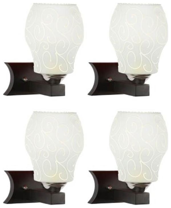 

Gojeeva New Designer decorative wall light Lamp( Set Of 4) White