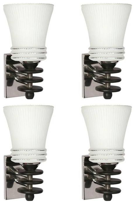 

Gojeeva New Designer decorative wall light Lamp( Set Of 4) White