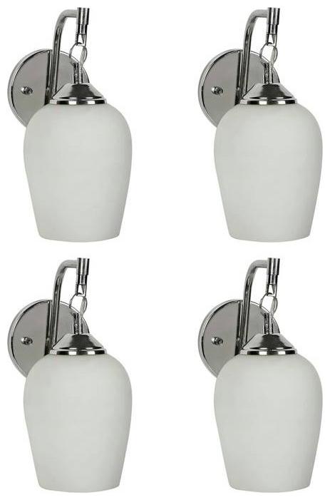 

Gojeeva New Designer decorative wall light Lamp( Set Of 4) White