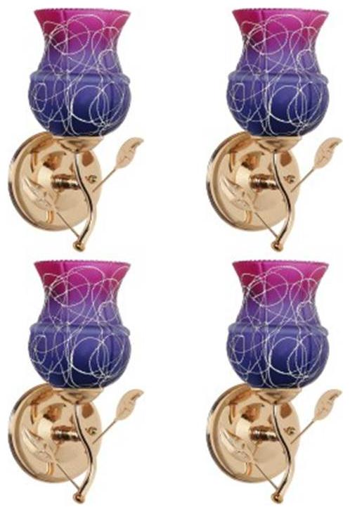 

Gojeeva New Designer decorative wall light Lamp( Set Of 4) Blue Pink
