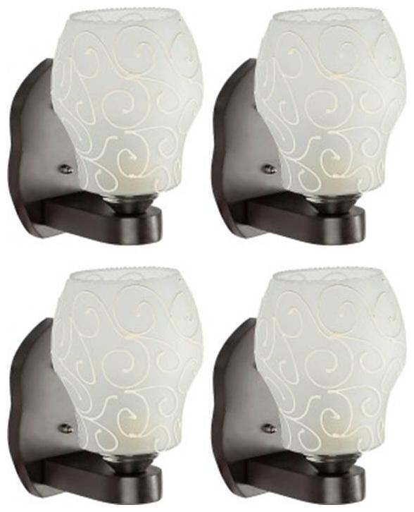 

Gojeeva New Designer decorative wall light Lamp( Set Of 4) White