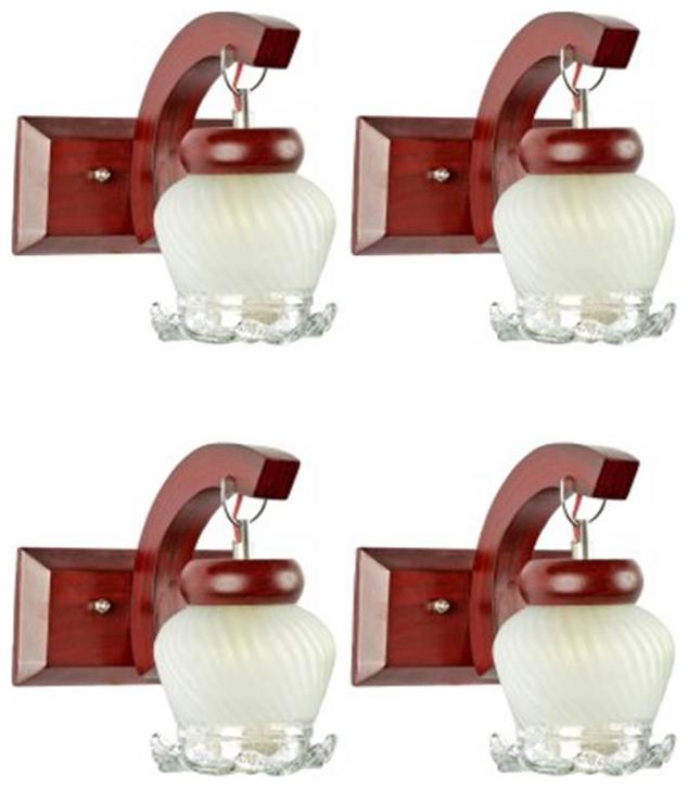 

Gojeeva New Designer decorative wall light Lamp( Set Of 4) White