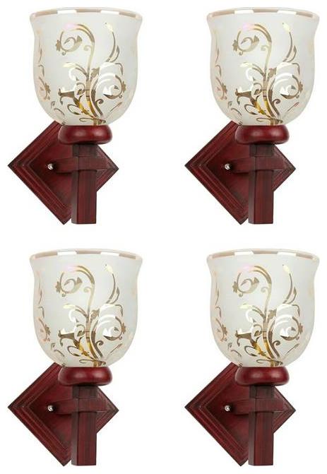 

Gojeeva New Designer decorative wall light Lamp( Set Of 4) Transparent