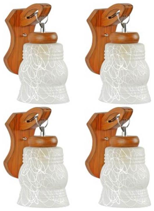 

Gojeeva New Designer decorative wall light Lamp( Set Of 4) White