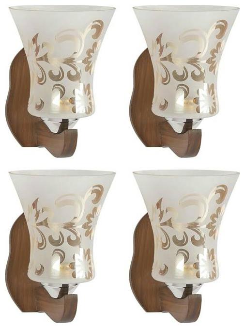 

Gojeeva New Designer decorative wall light Lamp( Set Of 4) Transparent