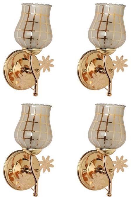 

Gojeeva New Designer decorative wall light Lamp( Set Of 4) White