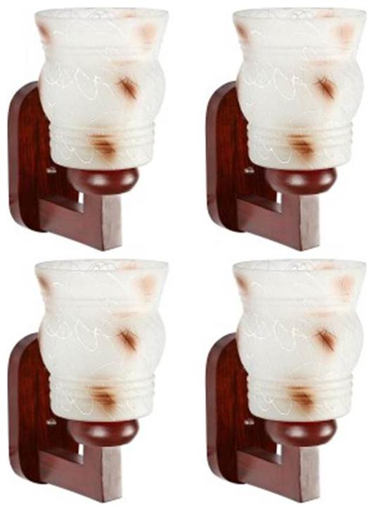 

Gojeeva New Designer decorative wall light Lamp( Set Of 4) Brown
