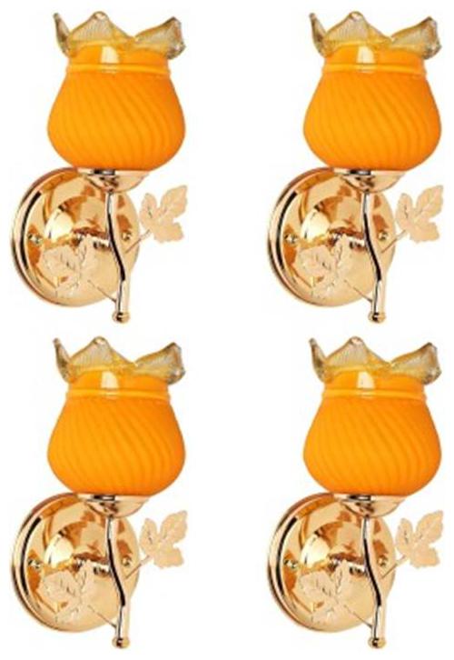 

Gojeeva New Designer decorative wall light Lamp( Set Of 4) Yellow