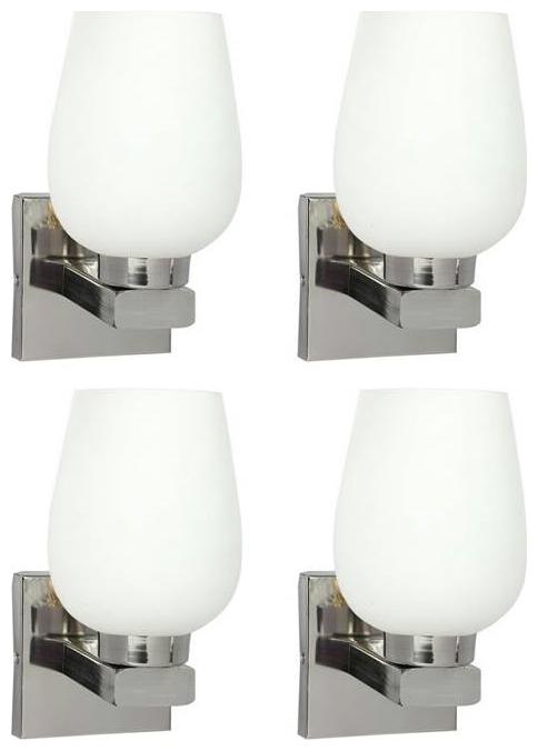 

Gojeeva New Designer decorative wall light Lamp( Set Of 4) White
