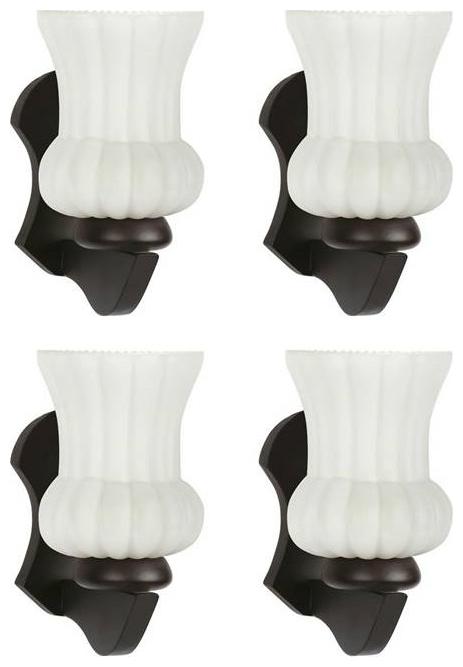 

Gojeeva New Designer decorative wall light Lamp( Set Of 4) Purple Blue
