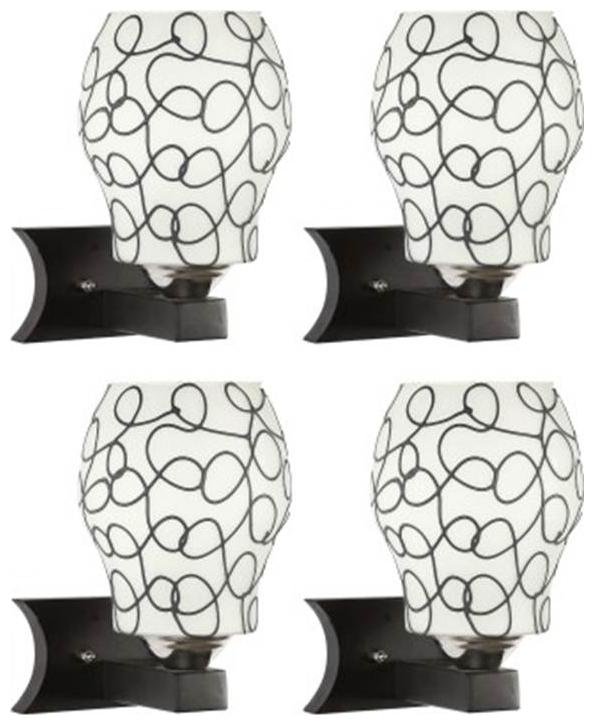 

Gojeeva New Designer decorative wall light Lamp( Set Of 4) Purple