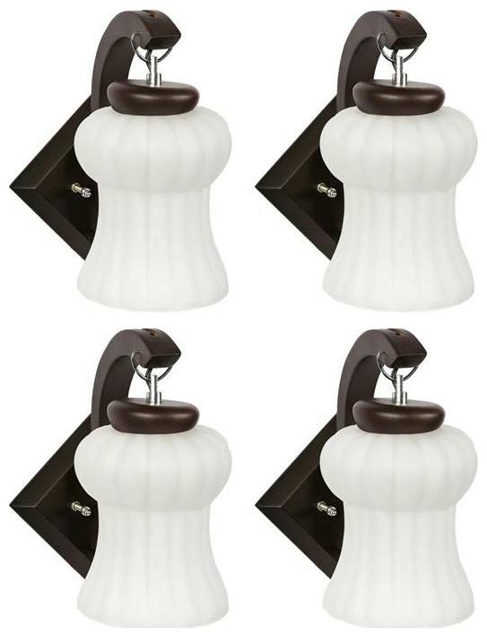 

Gojeeva New Designer decorative wall light Lamp( Set Of 4) White