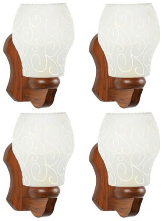 

Gojeeva New Designer decorative wall light Lamp( Set Of 4) White