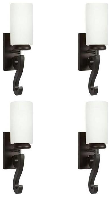 

Gojeeva New Designer decorative wall light Lamp( Set Of 4) White