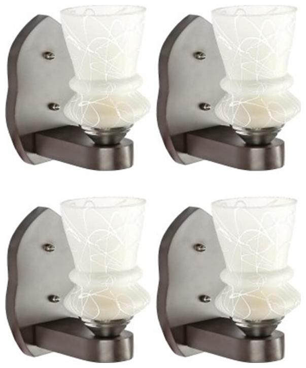 

Gojeeva New Designer decorative wall light Lamp( Set Of 4) White
