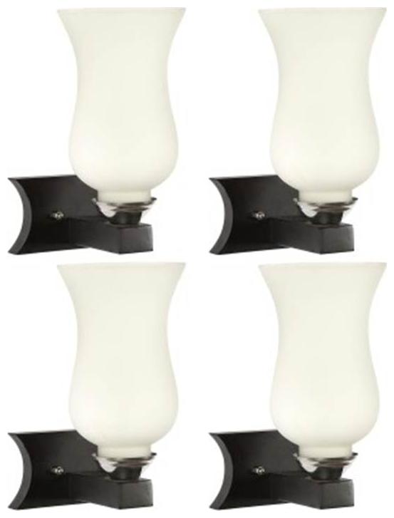 

Gojeeva New Designer decorative wall light Lamp( Set Of 4) White