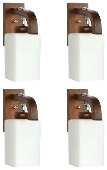 

Gojeeva New Designer decorative wall light Lamp( Set Of 4) White