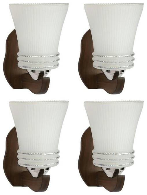 

Gojeeva New Designer decorative wall light Lamp( Set Of 4) White