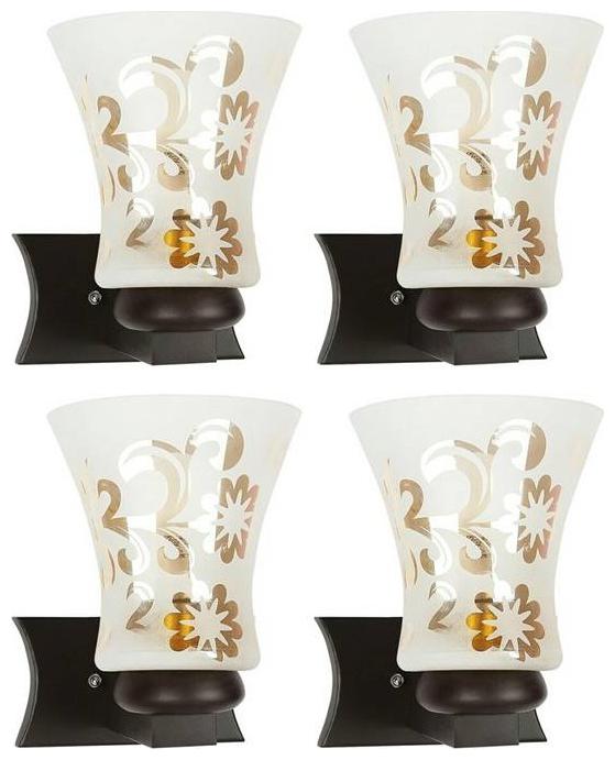 

Gojeeva New Designer decorative wall light Lamp( Set Of 4) Transparent