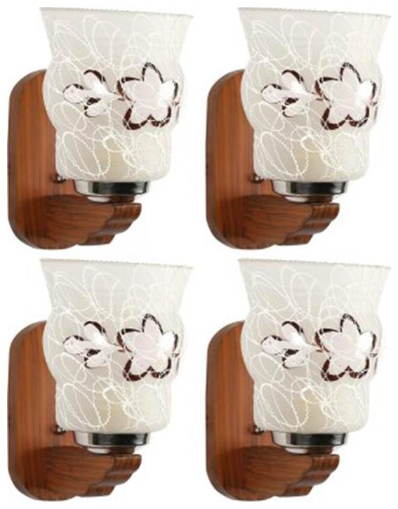 

Gojeeva New Designer decorative wall light Lamp( Set Of 4) White