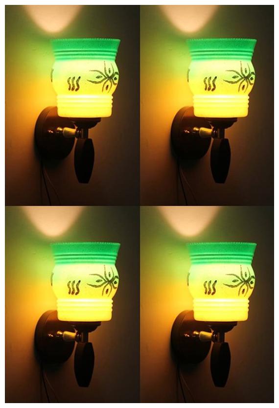 

Gojeeva New Designer decorative wall light Lamp( Set Of 4) Multi