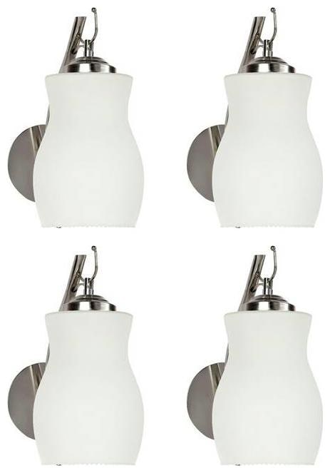 

Gojeeva New Designer decorative wall light Lamp( Set Of 4) White