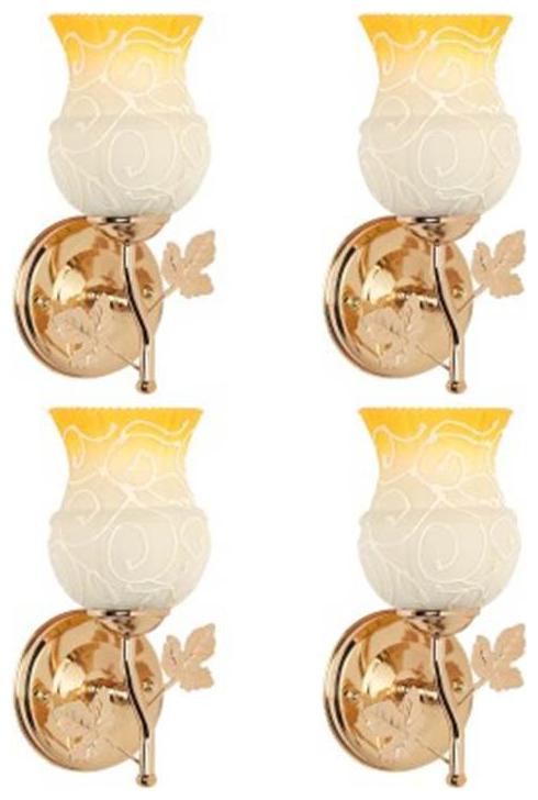 

Gojeeva New Designer decorative wall light Lamp( Set Of 4) Yellow