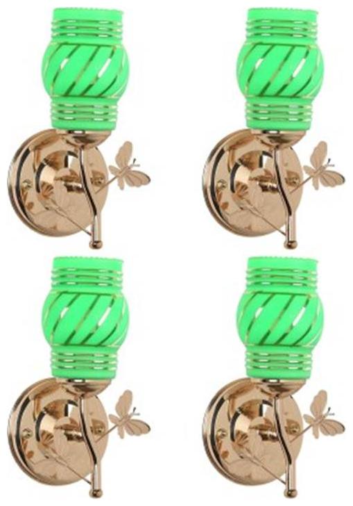 

Gojeeva New Designer decorative wall light Lamp( Set Of 4) Green