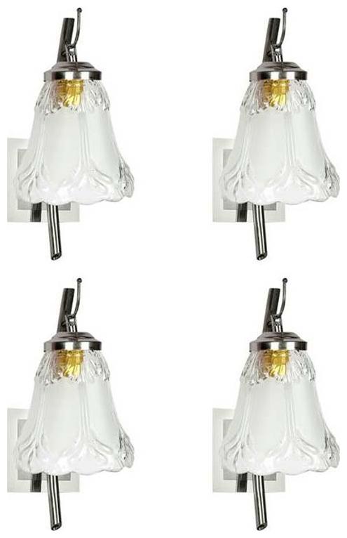 

Gojeeva New Designer decorative wall light Lamp( Set Of 4) Transparent