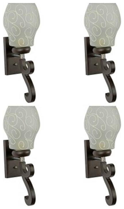 

Gojeeva New Designer decorative wall light Lamp( Set Of 4) White