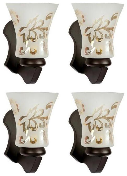 

Gojeeva New Designer decorative wall light Lamp( Set Of 4) Transparent