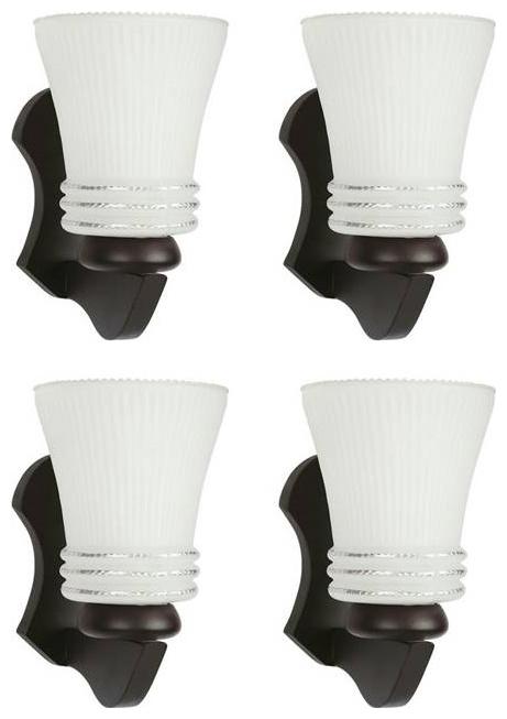 

Gojeeva New Designer decorative wall light Lamp( Set Of 4) White
