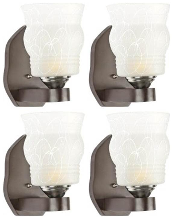

Gojeeva New Designer decorative wall light Lamp( Set Of 4) White