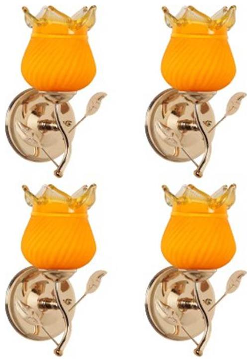 

Gojeeva New Designer decorative wall light Lamp( Set Of 4) Yellow