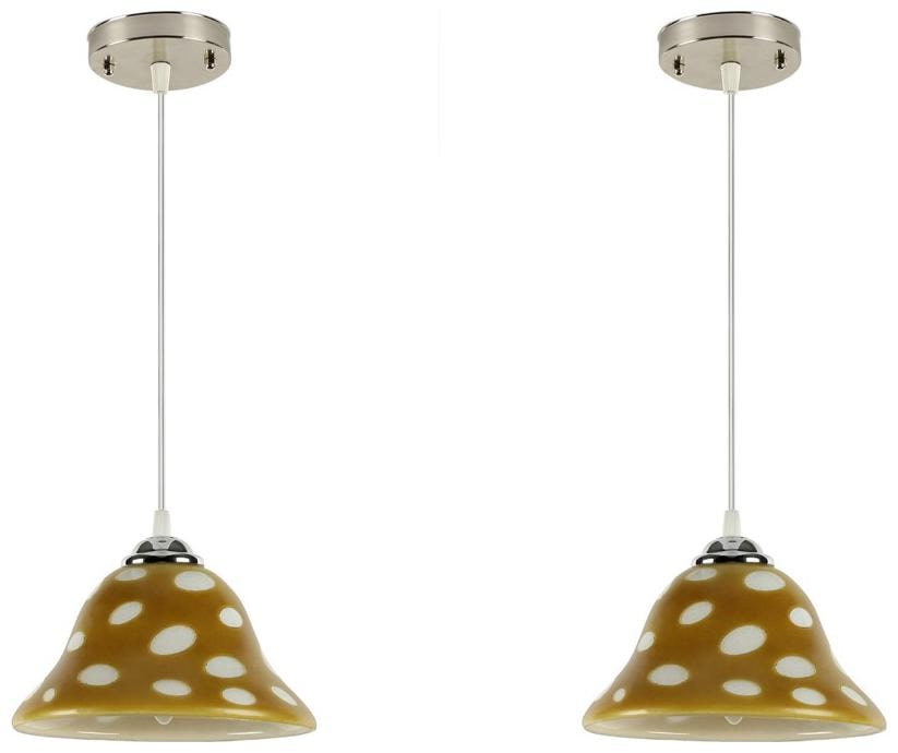 

Gojeeva Pendants Ceiling Lamp Pack Of 2 Brown Color