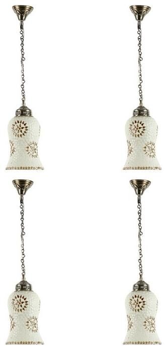 

Gojeeva Pendants Ceiling Lamp Pack Of 4 White Color