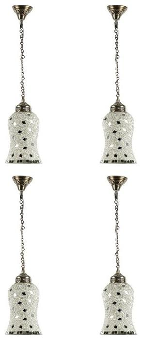 

Gojeeva Pendants Ceiling Lamp Pack Of 4 White Color