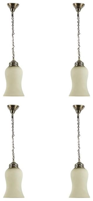 

Gojeeva Pendants Ceiling Lamp Pack Of 4 White Color