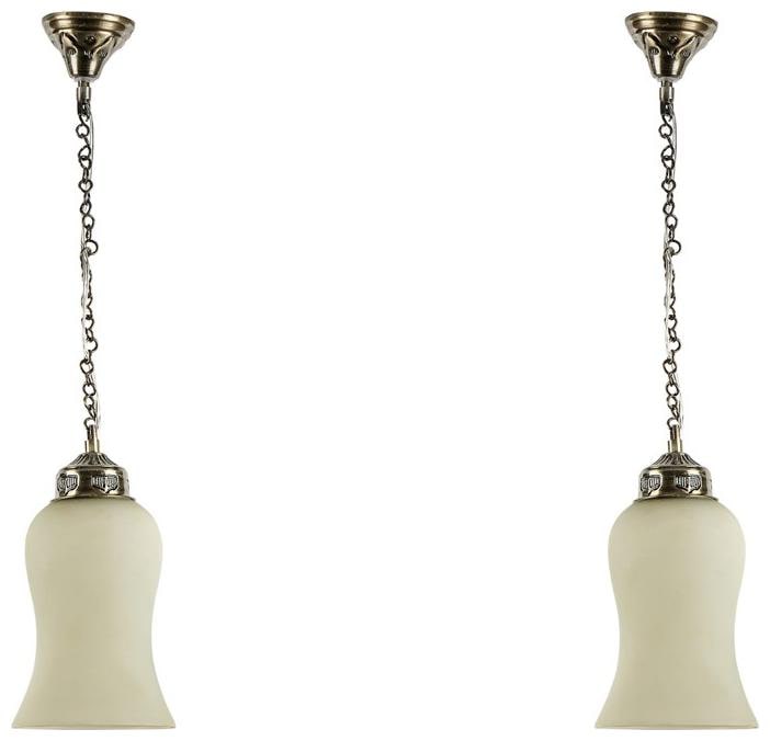 

Gojeeva Pendants Ceiling Lamp Pack Of 2 White Color