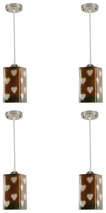 

Gojeeva Pendants Ceiling Lamp Pack Of 4 Brown Color