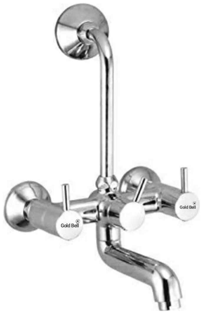 

GOLD BELL PKD 001 Wall Mount Brass Wall Mixers ( Handle Controlled )