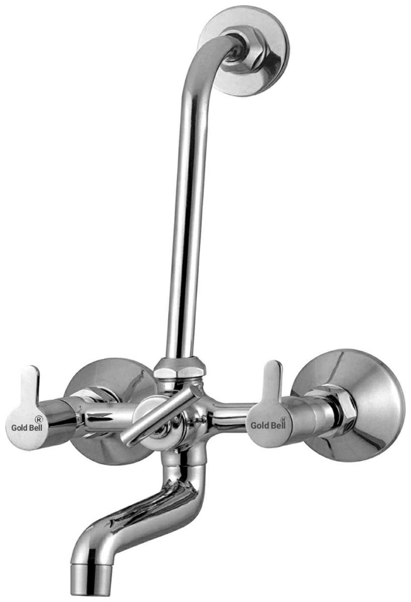

GOLD BELL PKD 001 Wall Mount Brass Wall Mixers ( Handle Controlled )