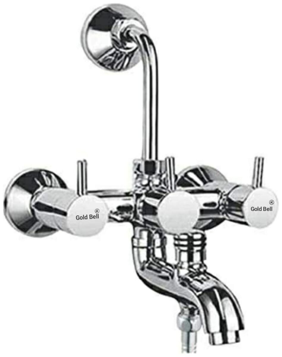 

GOLD BELL PKD 001 Wall Mount Brass Wall Mixers ( Handle Controlled )